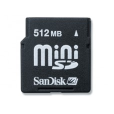 SanDisk MiniSD 512MB 